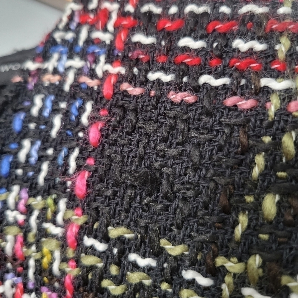 Zara Multicolor Tweed Oversized Sweater - Picture 6 of 13